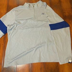 GREY SEAHAWKS CREWNECK JACKET💚💙